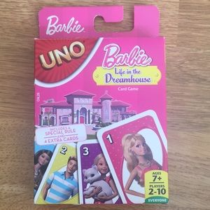 Barbie Life in the Dreamhouse UNO cardgame